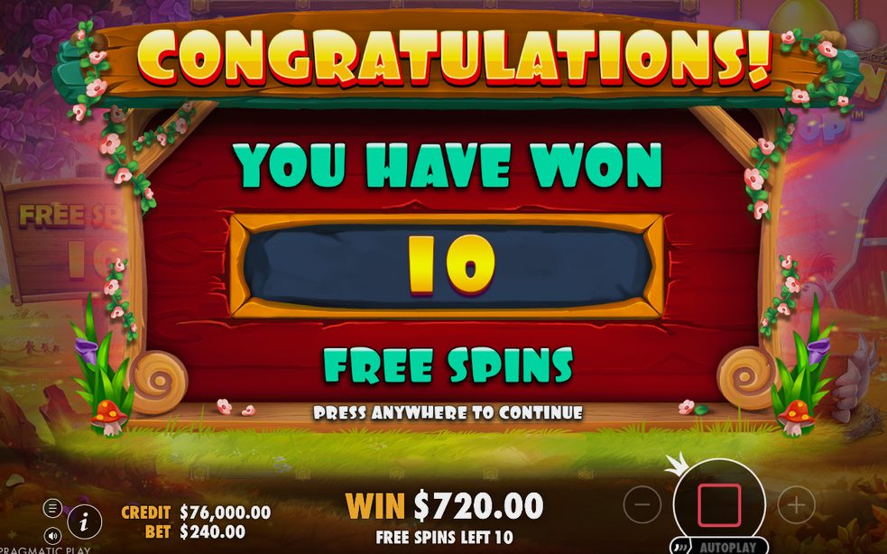 BONUS chests landing on the grid, triggering Free Spins