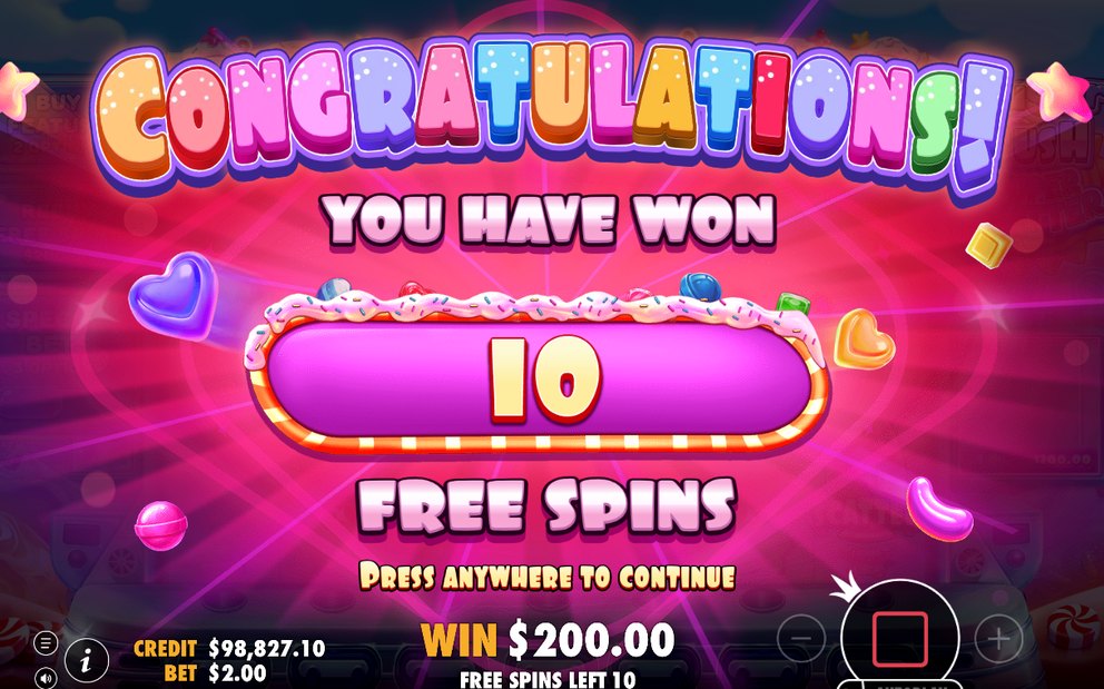 Free Spins round with Multiplier Spots on the grid